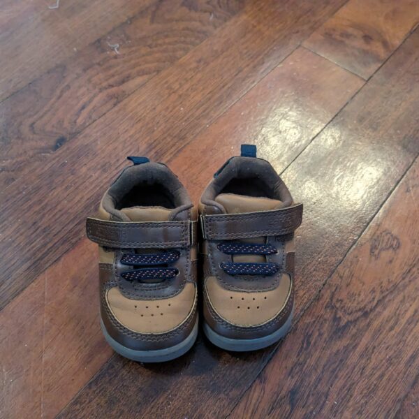 Baby brown sneakers