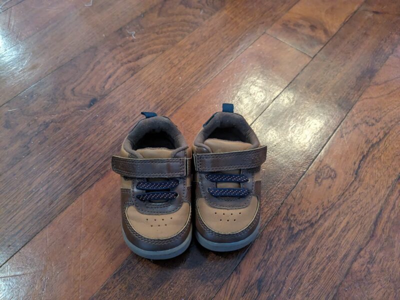 Baby brown sneakers