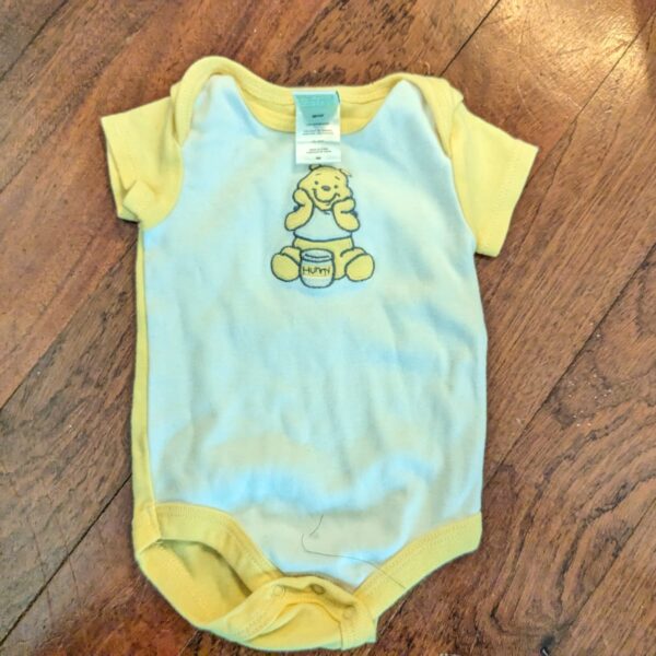 Yellow and white Onesie