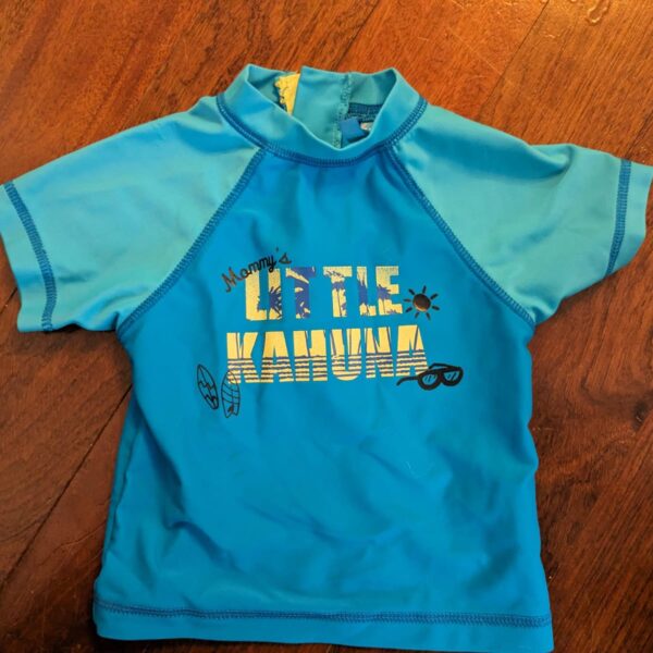Blue Swimming shirt