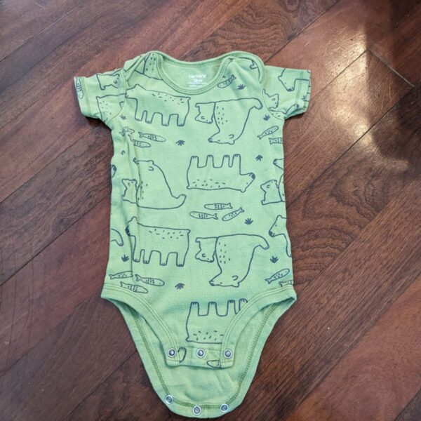 One green onesie
