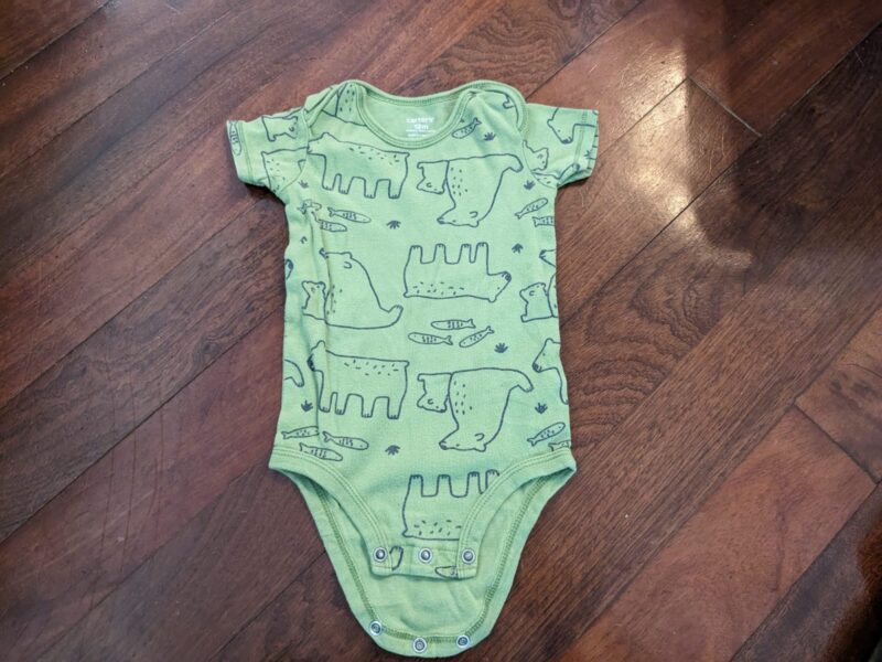One green onesie