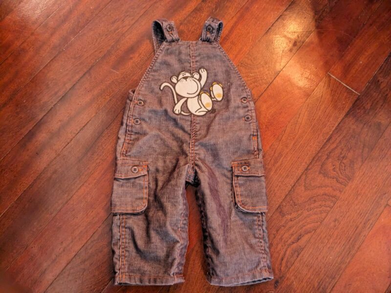 Brown overalls