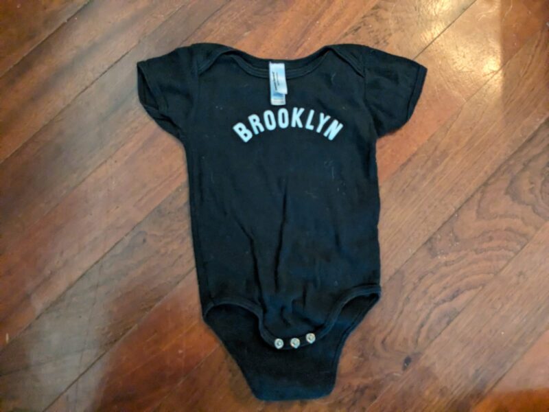 Black short sleeves onesie