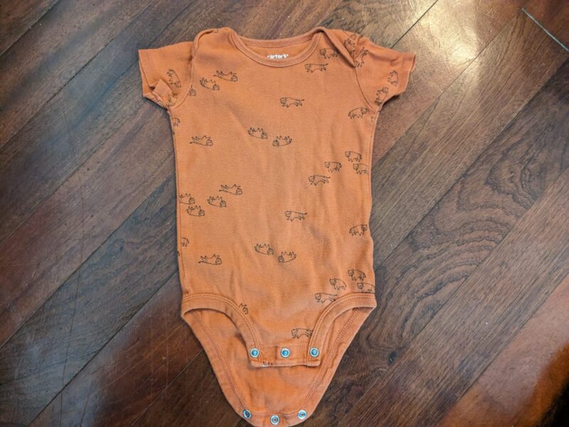 Orange onesie