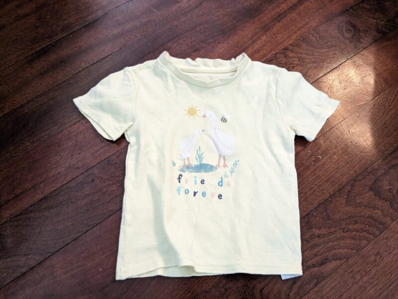 Yellow t-shirt