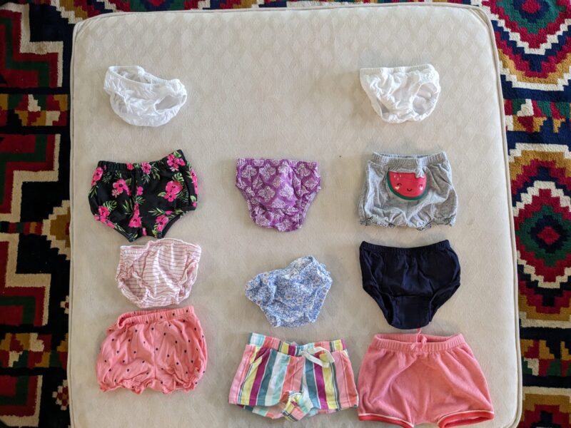 Baby underwear, multiple
