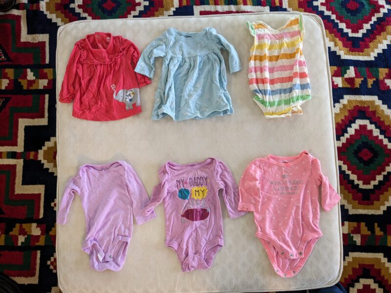 Dresses and onesies