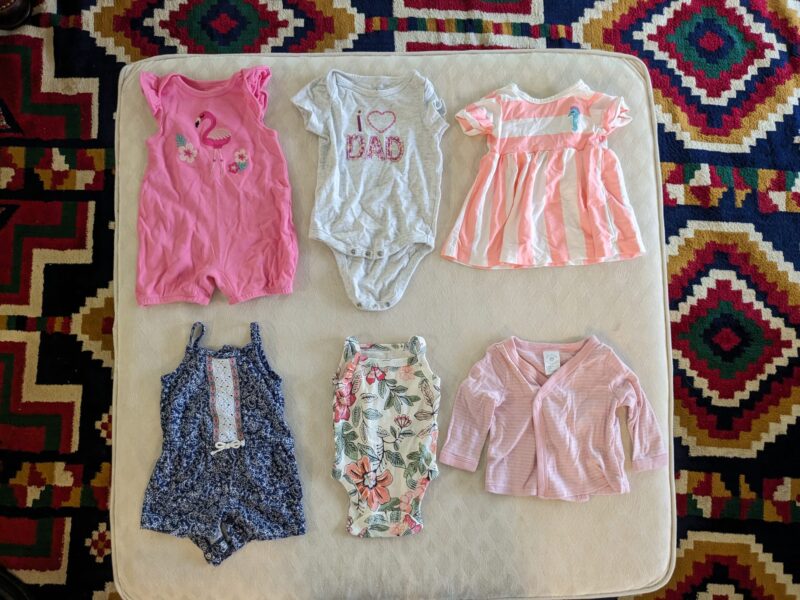 Onesies and dresses