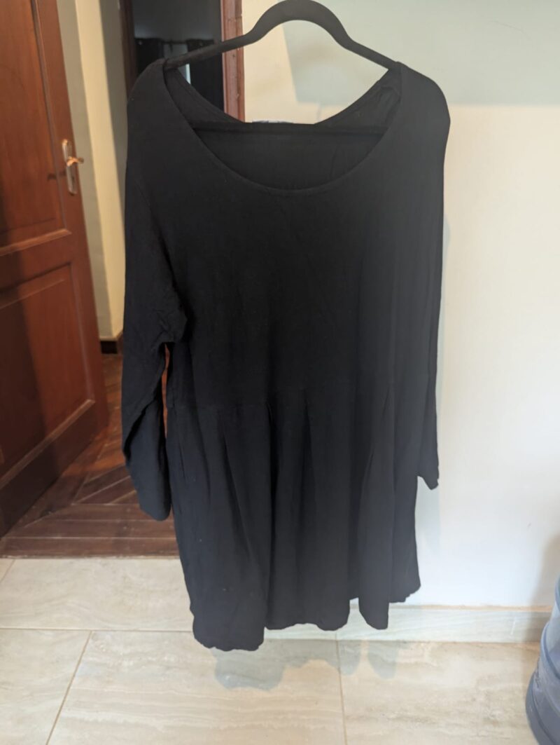 Bryn Walker Organic Black maternity Dress Size L