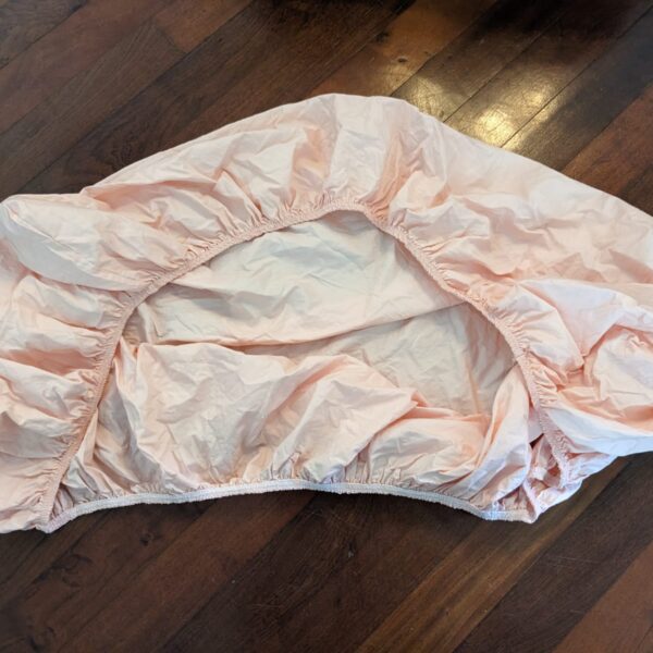 Solid Pink Crib Sheet