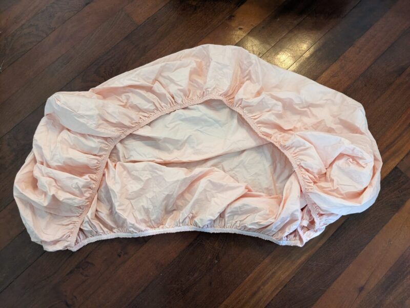 Solid Pink Crib Sheet