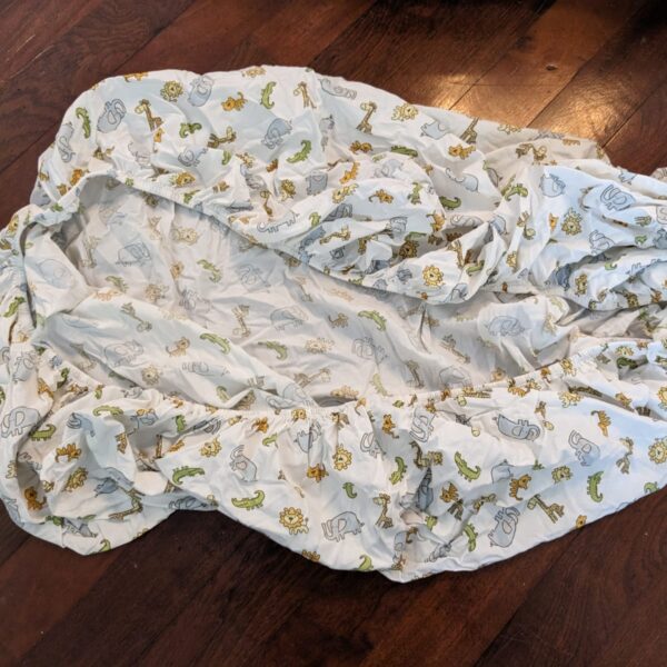 Safari animal crib Sheet