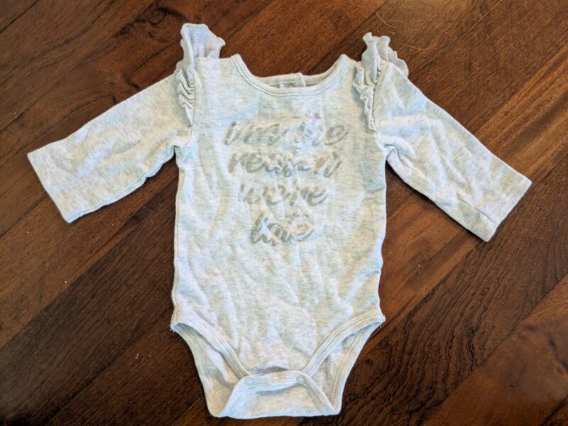 Long sleeved bodysuit