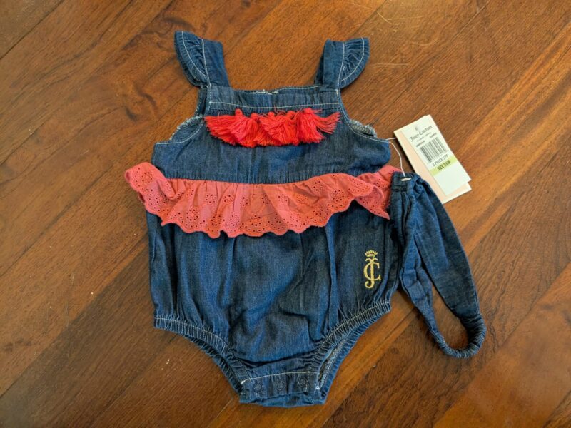 Bodysuit Romper - NEW  with headband