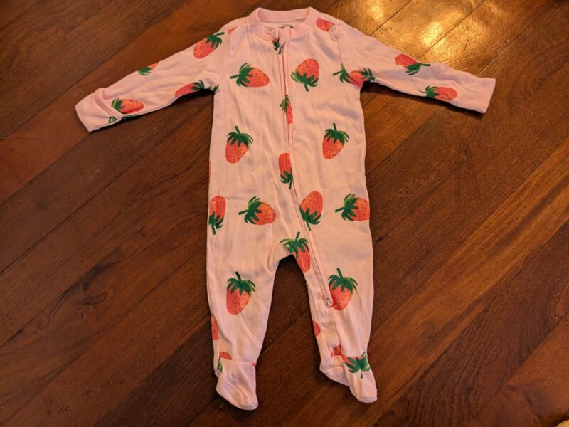 Pyjamas 2 way zipper