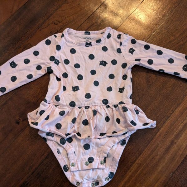 Long sleeved onesie Ruffle Skirt
