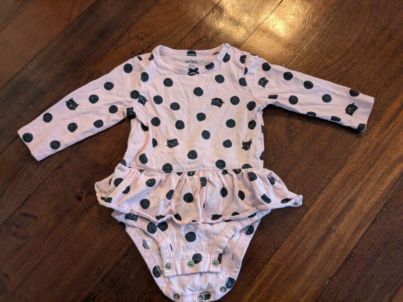 Long sleeved onesie Ruffle Skirt