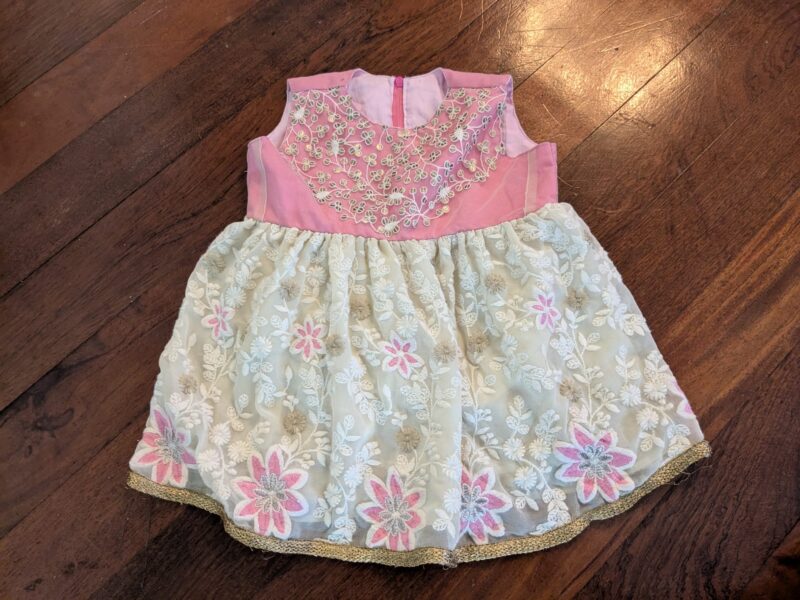 Embroidered Party Dress
